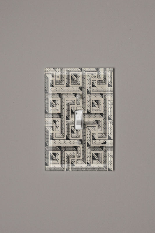 Maze Switch Plate Cover